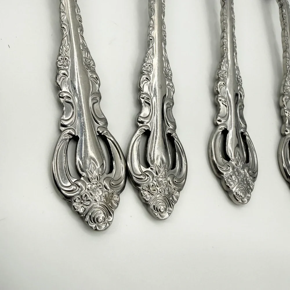 RSVP RXV3 18/10 Stainless Steel Heavy Pierced 20 Piece Set 4 Place Settings